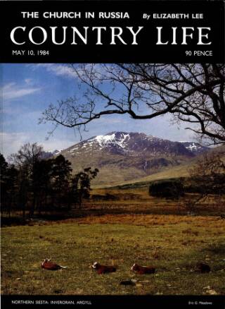 cover page of Country Life published on May 10, 1984