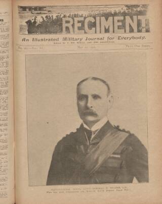 cover page of The Regiment published on May 11, 1901