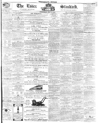 cover page of Essex Standard published on May 18, 1864