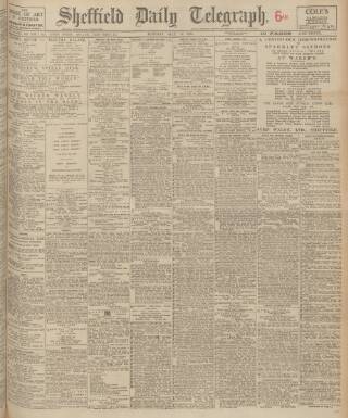 cover page of Sheffield Daily Telegraph published on May 18, 1925