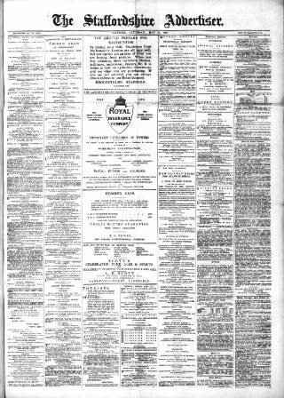 cover page of Staffordshire Advertiser published on May 18, 1907