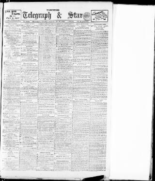 cover page of Sheffield Evening Telegraph published on May 18, 1909