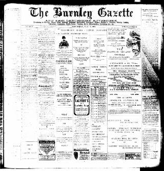 cover page of Burnley Gazette published on May 18, 1904