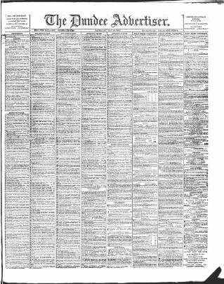 cover page of Dundee Advertiser published on May 18, 1889