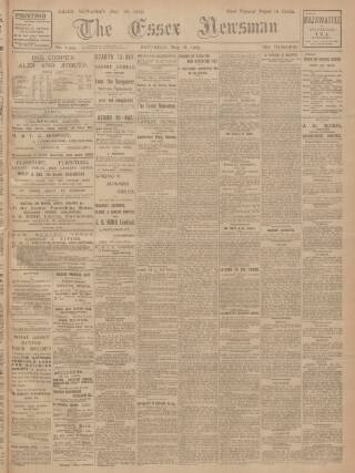 cover page of Essex Newsman published on May 18, 1907