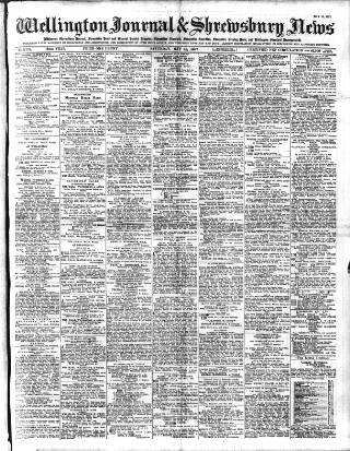 cover page of Wellington Journal published on May 18, 1907