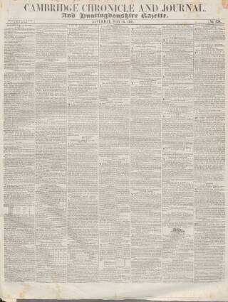 cover page of Cambridge Chronicle and Journal published on May 18, 1844