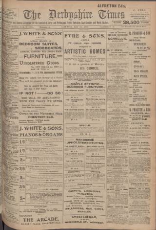 cover page of Derbyshire Times published on May 18, 1907