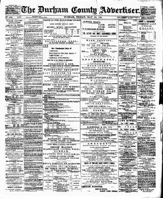 cover page of Durham County Advertiser published on May 18, 1900