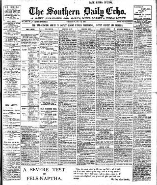 cover page of Southern Echo published on May 18, 1904
