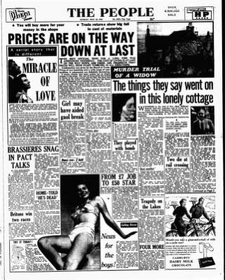 cover page of The People published on May 18, 1952
