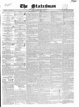 cover page of Statesman and Dublin Christian Record published on May 18, 1841