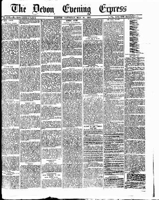cover page of Express and Echo published on May 18, 1895