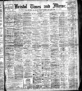 cover page of Bristol Times and Mirror published on May 18, 1909