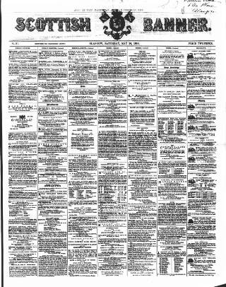 cover page of Scottish Banner published on May 26, 1860