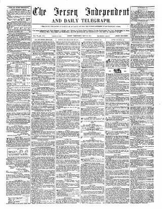 cover page of Jersey Independent and Daily Telegraph published on May 18, 1859
