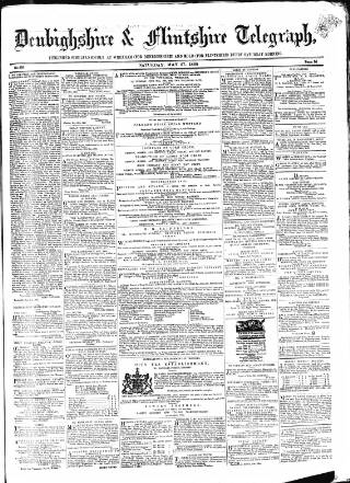 cover page of Wrexhamite and Denbighshire and Flintshire Reporter published on May 27, 1865