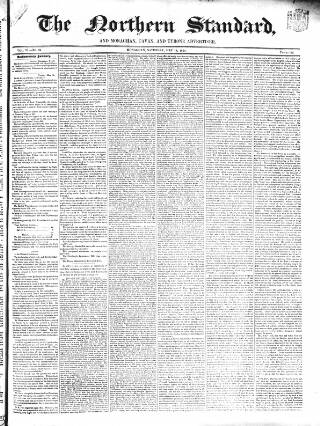 cover page of Northern Standard published on May 18, 1844