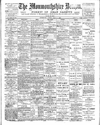 cover page of Monmouthshire Beacon published on May 18, 1900
