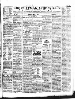 cover page of Suffolk Chronicle published on May 18, 1844
