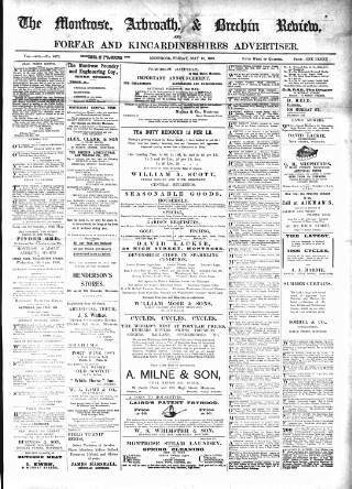 cover page of Montrose Review published on May 18, 1906