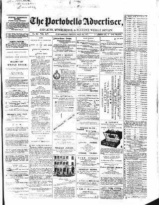 cover page of Portobello Advertiser published on May 18, 1877