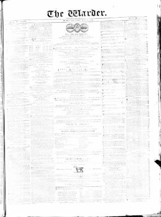 cover page of Warder and Dublin Weekly Mail published on May 18, 1872
