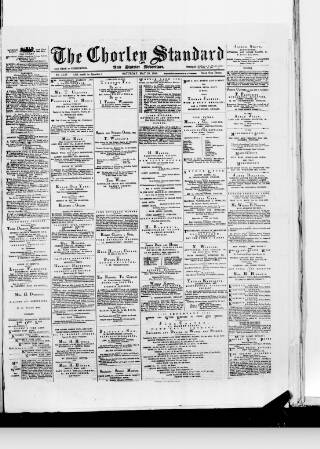 cover page of Chorley Standard and District Advertiser published on May 29, 1886