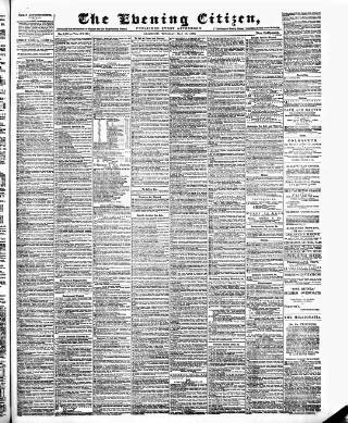 cover page of Glasgow Evening Citizen published on May 18, 1882