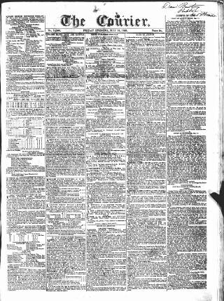cover page of London Courier and Evening Gazette published on May 18, 1838