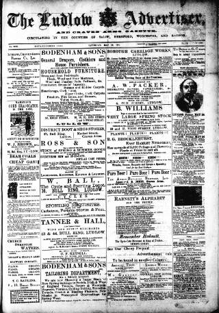 cover page of Ludlow Advertiser published on May 18, 1901
