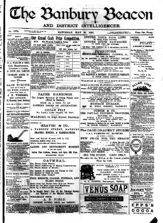cover page of Banbury Beacon published on May 18, 1895