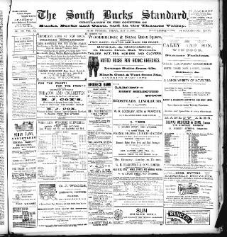 cover page of South Bucks Standard published on May 18, 1900