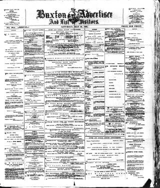 cover page of Buxton Advertiser published on May 18, 1901
