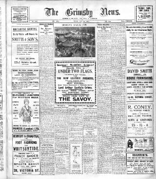 cover page of Grimsby News published on May 18, 1923