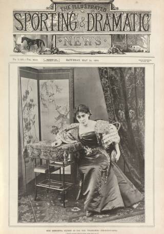 cover page of Illustrated Sporting and Dramatic News published on May 18, 1895