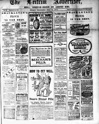 cover page of Leitrim Advertiser published on May 18, 1911