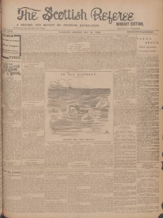 cover page of Scottish Referee published on May 18, 1908