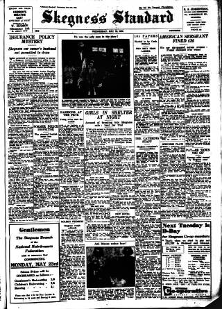 cover page of Skegness Standard published on May 18, 1955