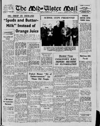 cover page of Mid-Ulster Mail published on May 18, 1963