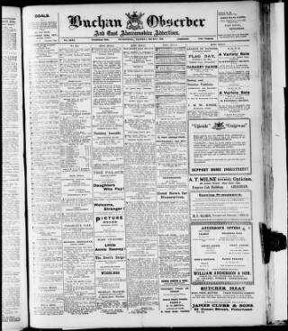 cover page of Buchan Observer and East Aberdeenshire Advertiser published on May 18, 1926