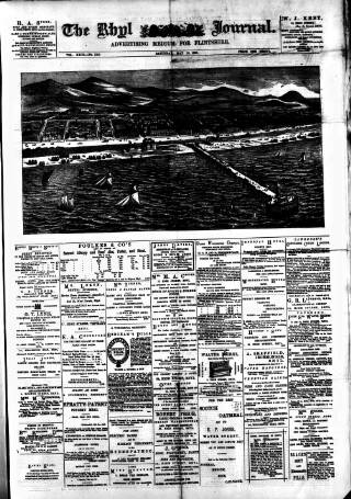 cover page of Rhyl Journal published on May 18, 1889