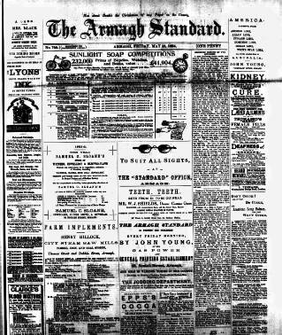 cover page of Armagh Standard published on May 18, 1894