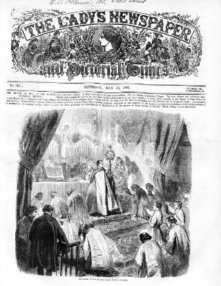 cover page of Lady's Newspaper and Pictorial Times published on May 18, 1861