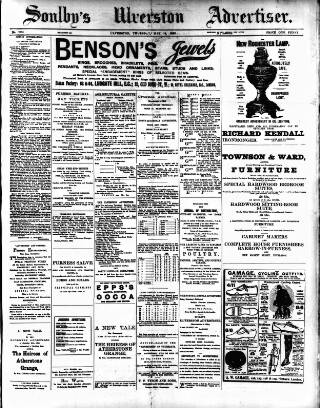 cover page of Soulby's Ulverston Advertiser and General Intelligencer published on May 18, 1899