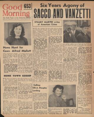 cover page of Good Morning published on May 18, 1945