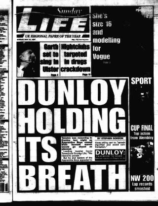 cover page of Sunday Life published on May 18, 1997