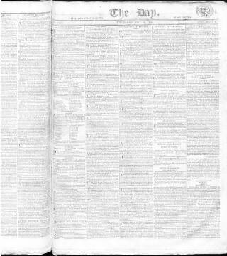 cover page of The Day published on May 18, 1809