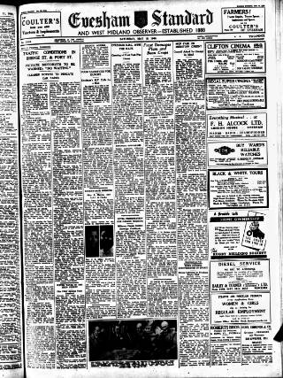 cover page of Evesham Standard & West Midland Observer published on May 18, 1946