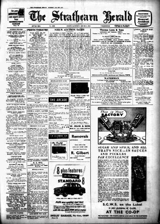cover page of Strathearn Herald published on May 18, 1957
